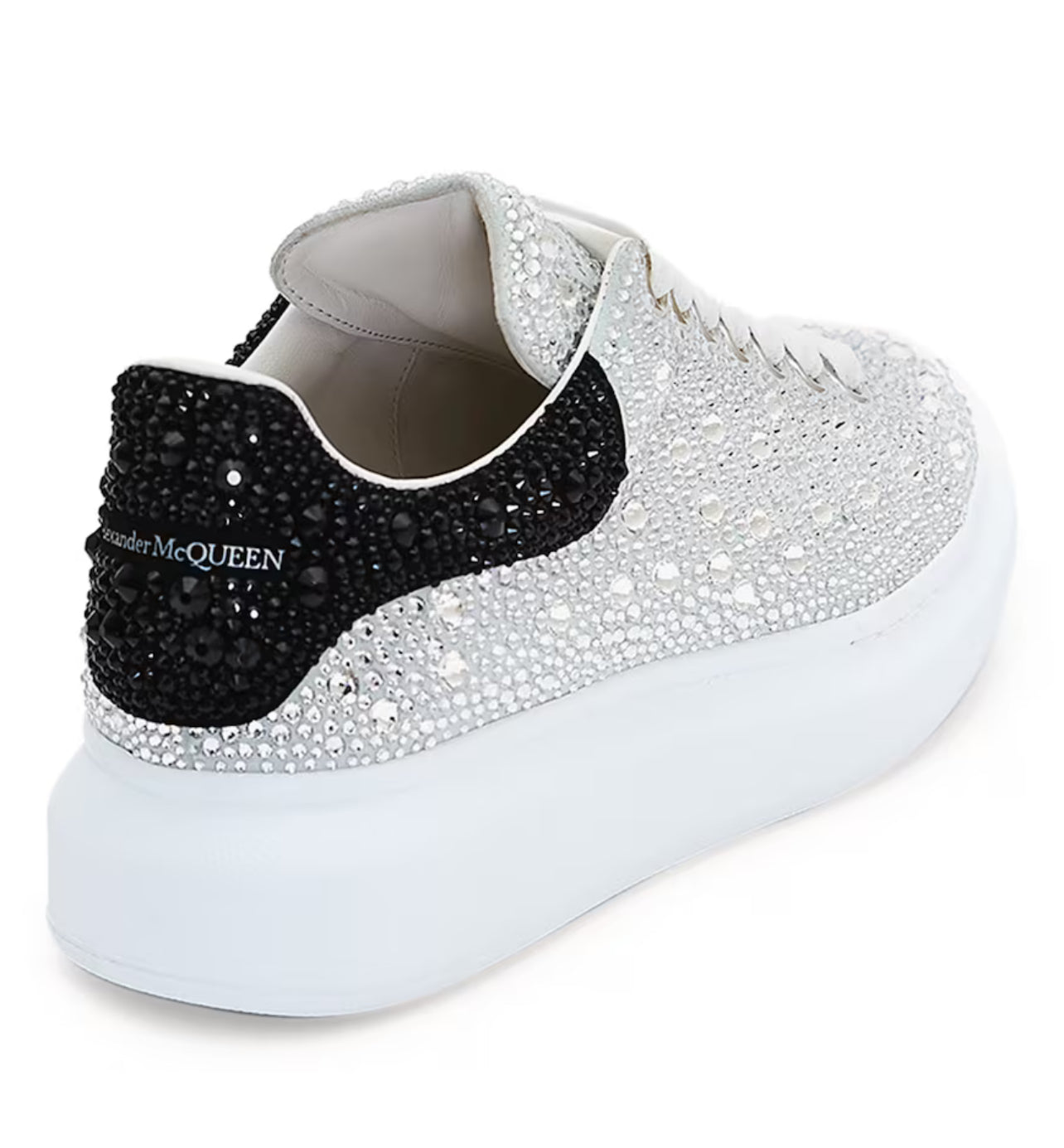 ALEXANDER MCQUEEN CON STRASS GRIGIO RETRO NERO