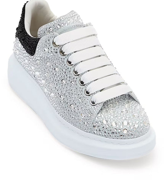 ALEXANDER MCQUEEN CON STRASS GRIGIO RETRO NERO