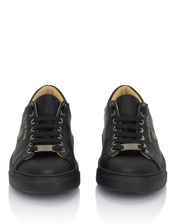 Leather Lo-Top Sneakers Hexagon DONNA