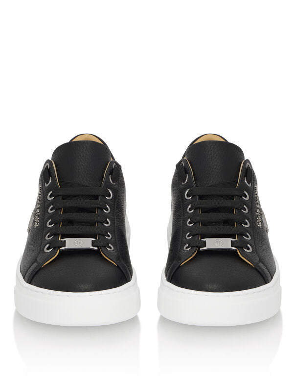 Leather Lo-Top Sneakers Hexagon DONNA