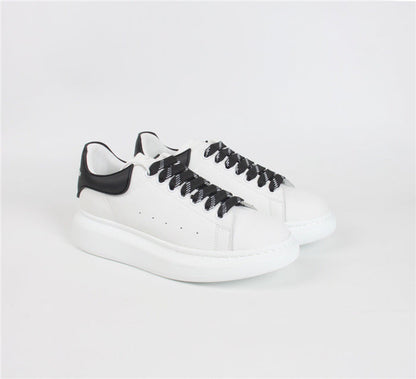 ALEXANDER MCQUEEN BIANCHE CON RETRO E LACCI NERI