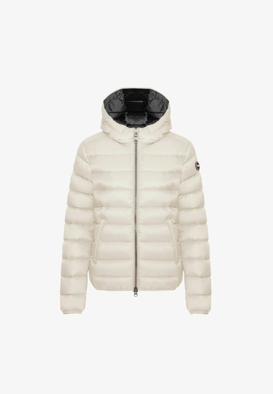 COLMAR DONNA CORTO BIANCO CON CAPPUCCIO