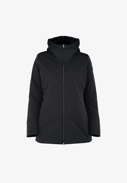 COLMAR DONNA NERO  IMPERMEABILE CON CAPPUCCIO (100gr)