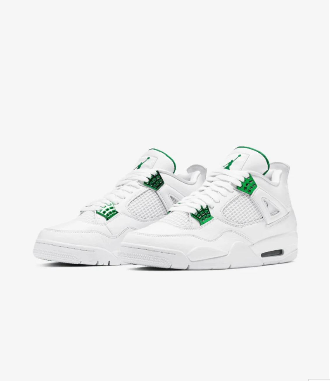Air Jordan 4 Mettalic Green