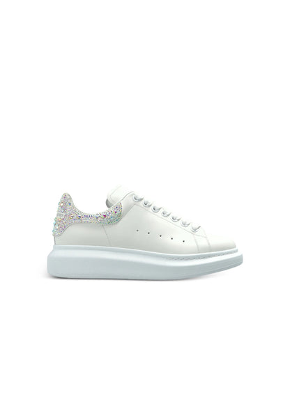 ALEXANDER MCQUEEN CON STRASS ARGENTO