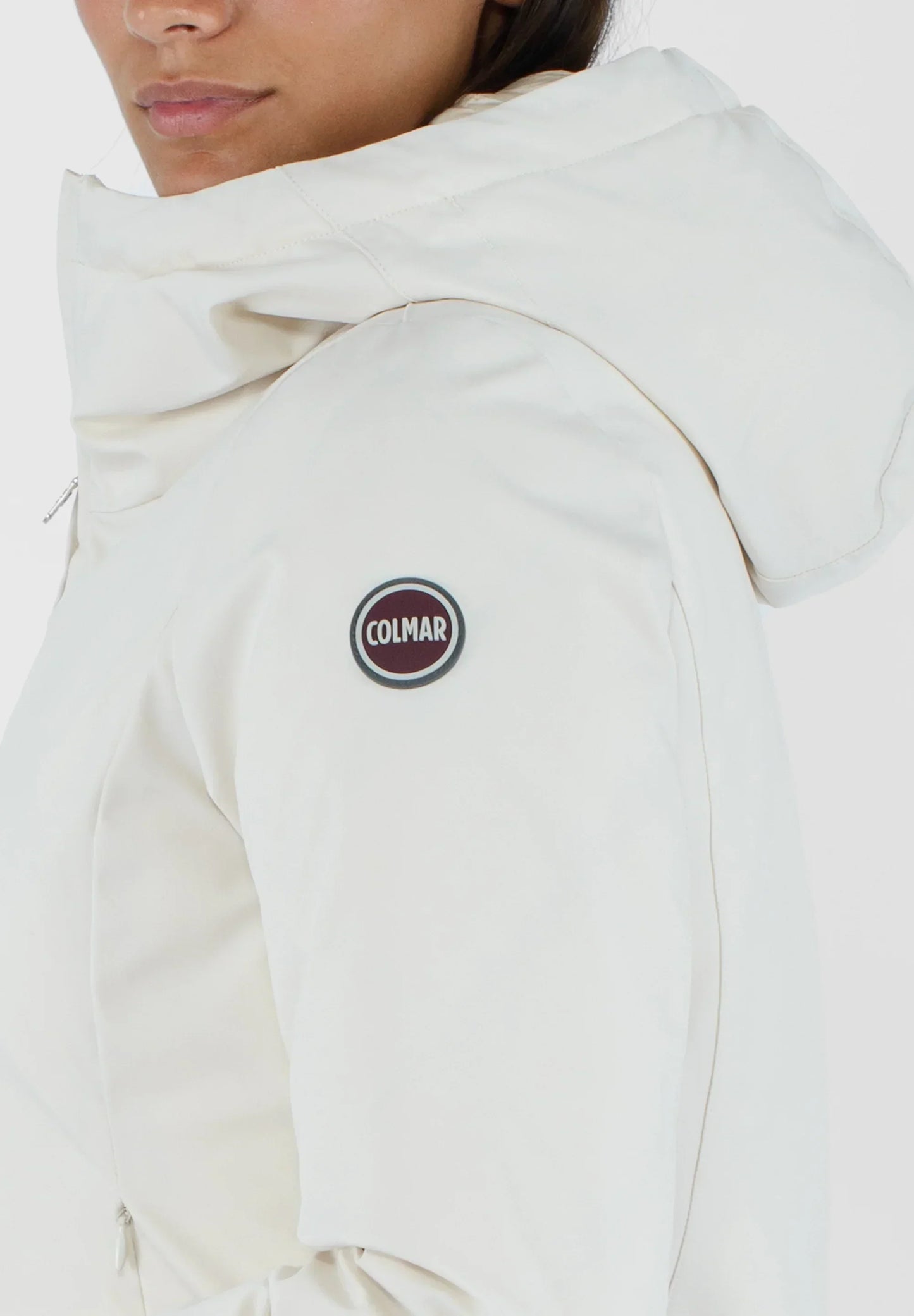 COLMAR DONNA BIANCO  IMPERMEABILE CON CAPPUCCIO (100gr)