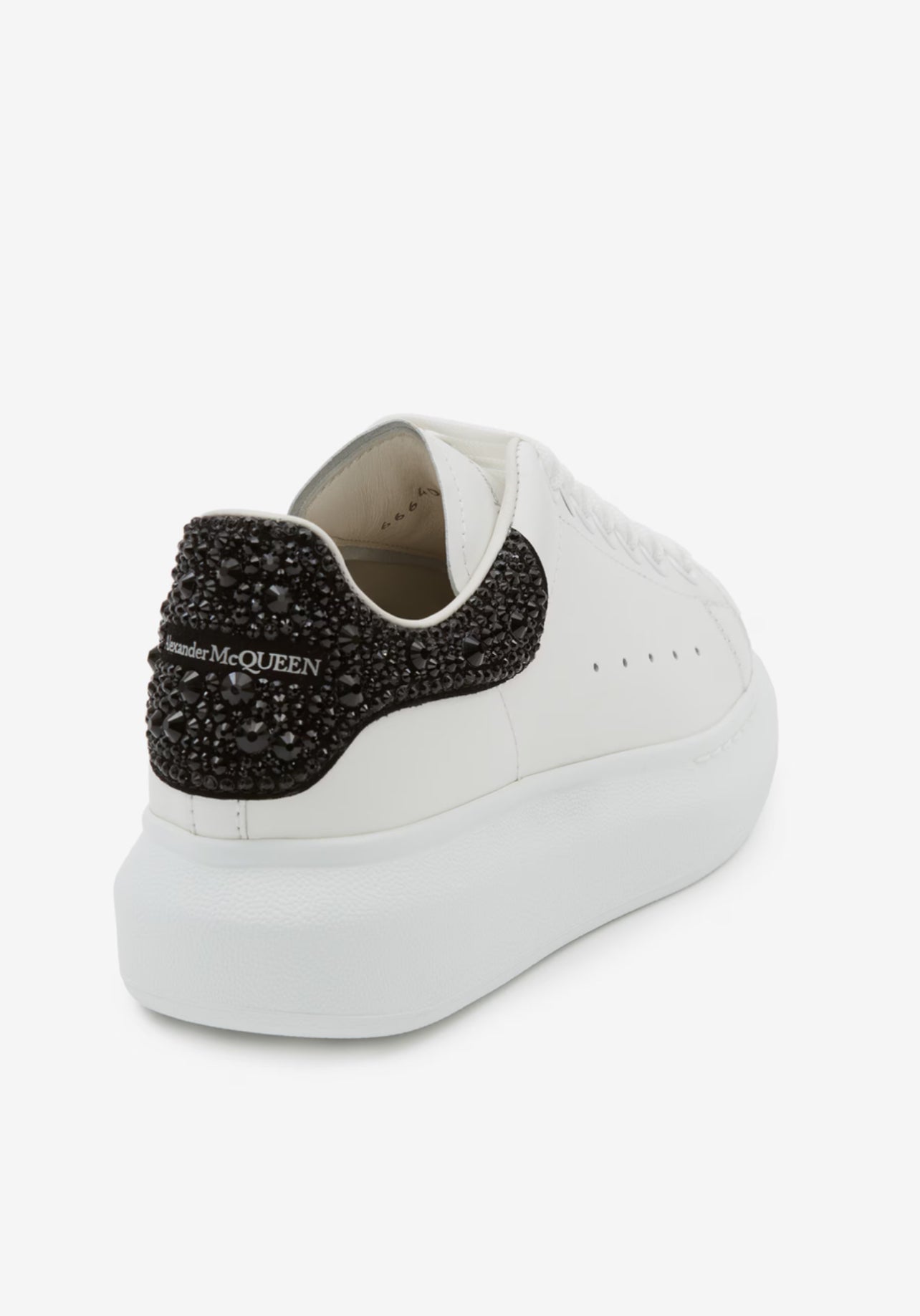 ALEXANDER MCQUEEN BIANCHE E NERE CON STRASS