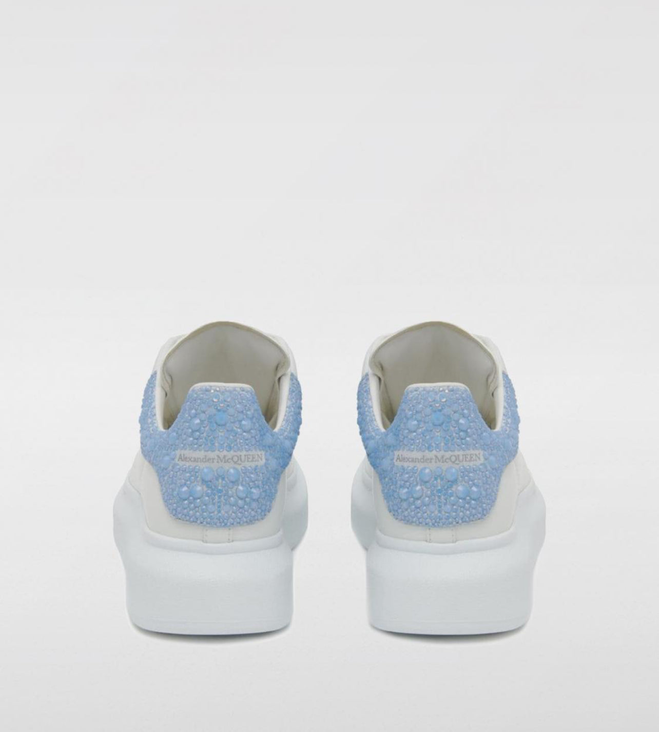 ALEXANDER MCQUEEN CON STRASS CELESTE