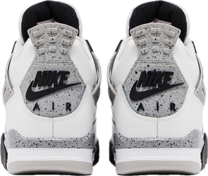 Scarpe da ginnastica bianche e grigie collezione Air Jordan 4