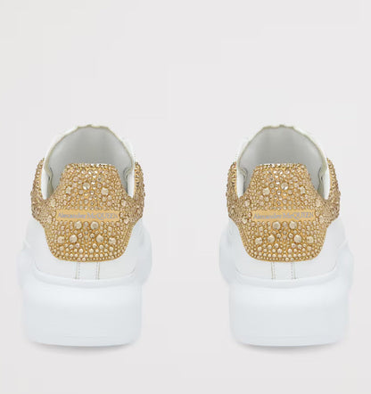ALEXANDER MCQUEEN CON STRASS ORO