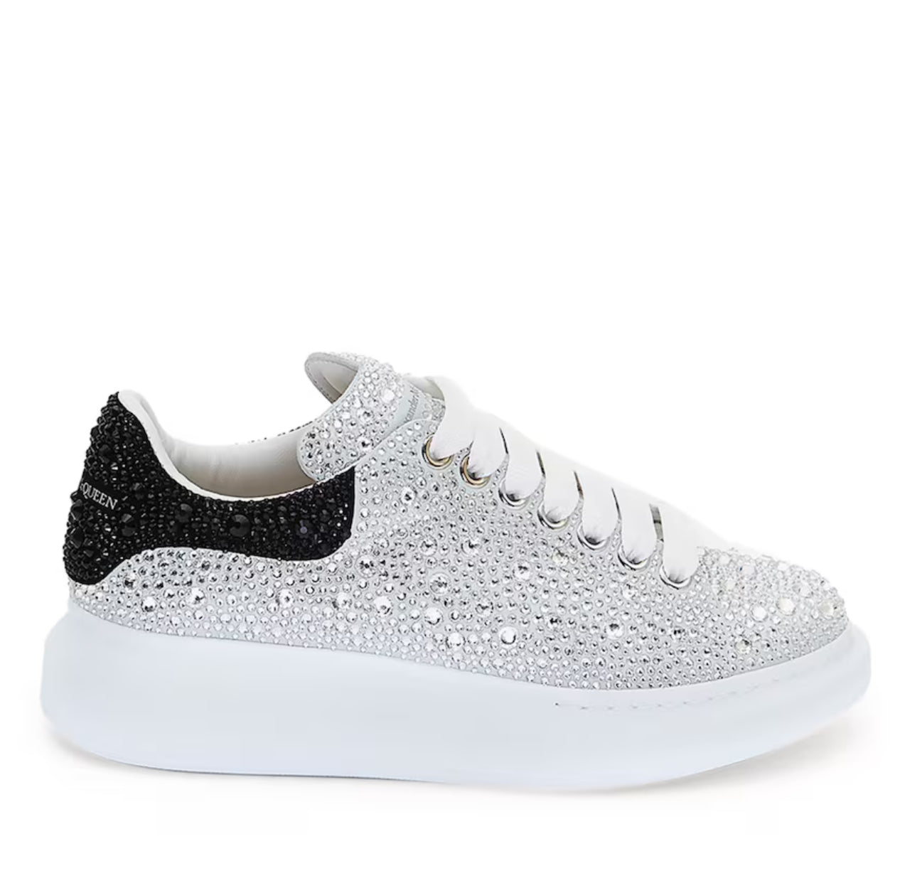 ALEXANDER MCQUEEN CON STRASS GRIGIO RETRO NERO