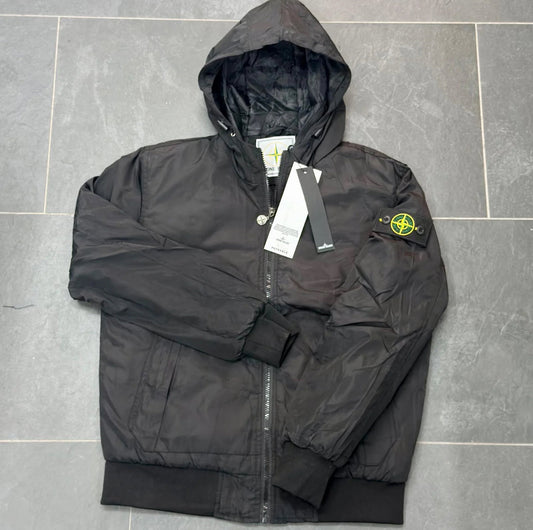 GIUBBINO STONE ISLAND UOMO PRIMAVERA/ESTATE NERO