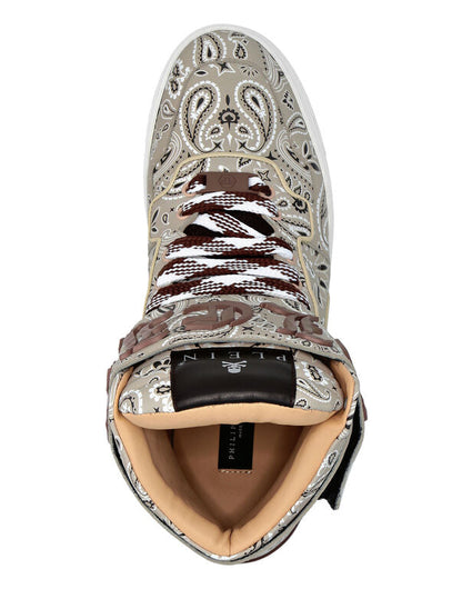 Hi-Top Sneakers Paisley