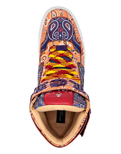 Hi-Top Sneakers Paisley