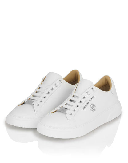 Leather Lo-Top Sneakers Hexagon DONNA