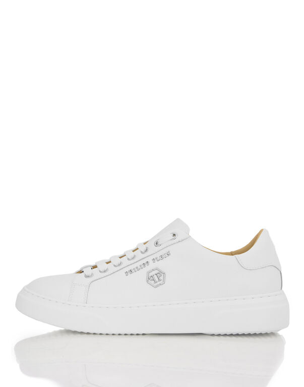 Leather Lo-Top Sneakers Hexagon DONNA