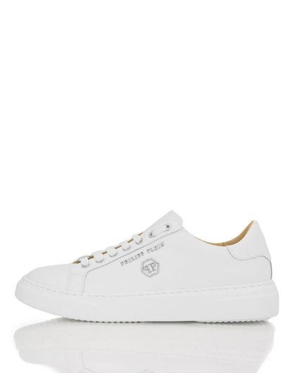 Leather Lo-Top Sneakers Hexagon DONNA