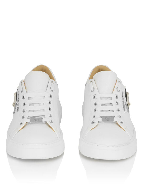 Leather Lo-Top Sneakers Hexagon DONNA