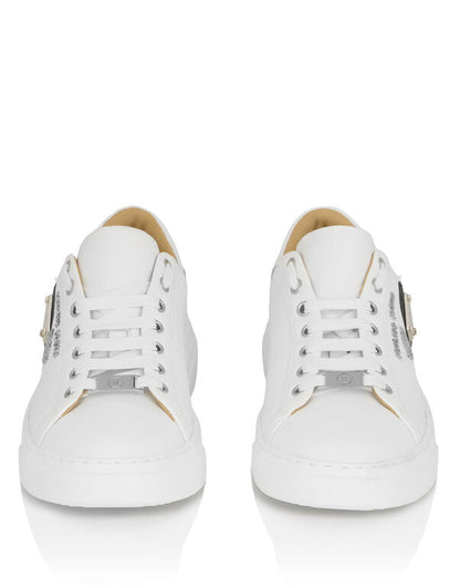 Leather Lo-Top Sneakers Hexagon DONNA