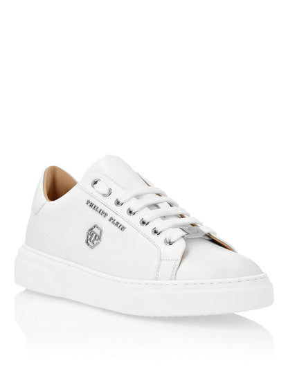 Leather Lo-Top Sneakers Hexagon DONNA