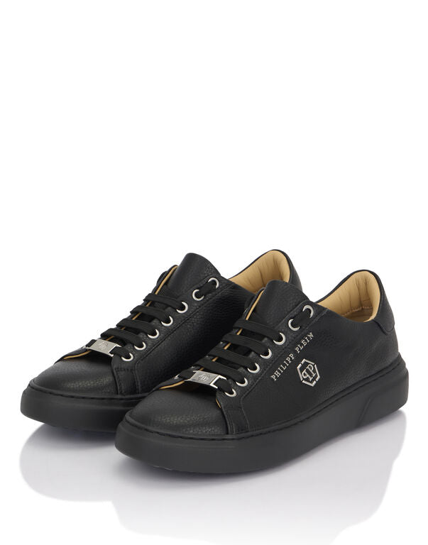 Leather Lo-Top Sneakers Hexagon DONNA