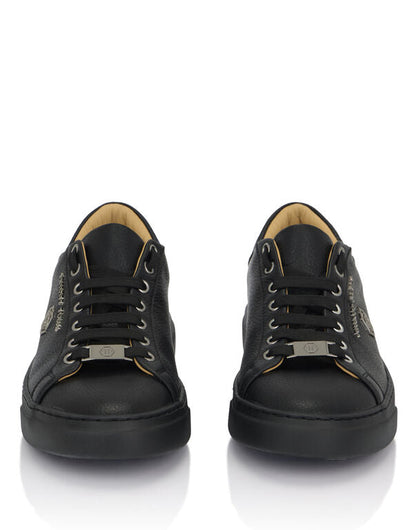 Leather Lo-Top Sneakers Hexagon DONNA
