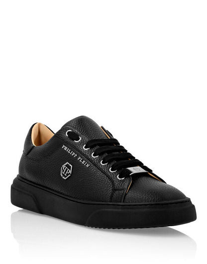 Leather Lo-Top Sneakers Hexagon DONNA
