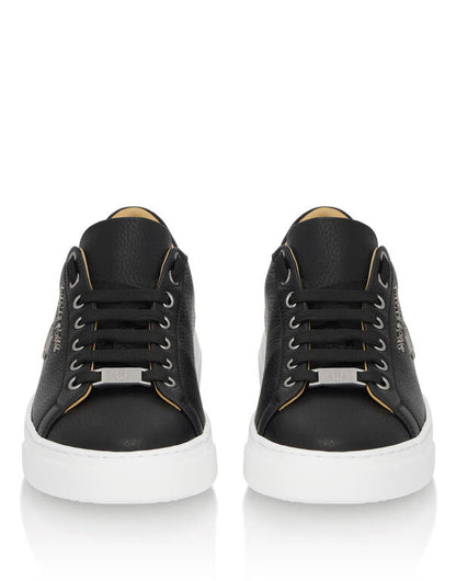Leather Lo-Top Sneakers Hexagon DONNA