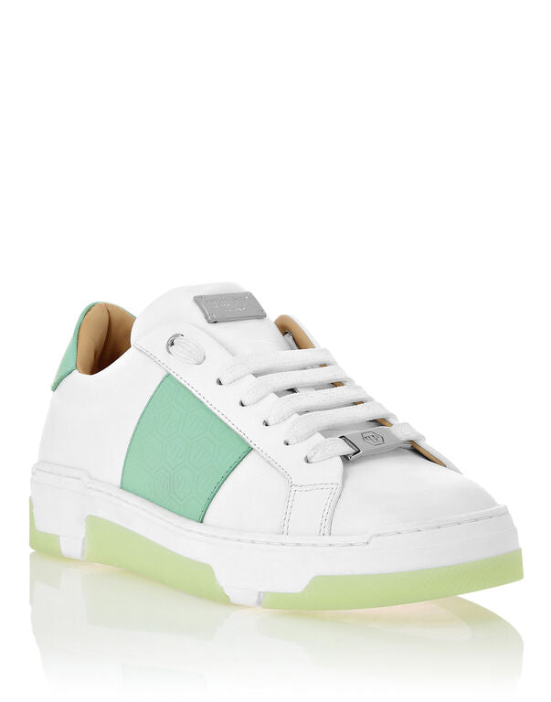 Leather Lo-Top Sneakers Monogram