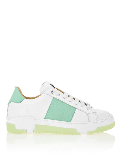 Leather Lo-Top Sneakers Monogram