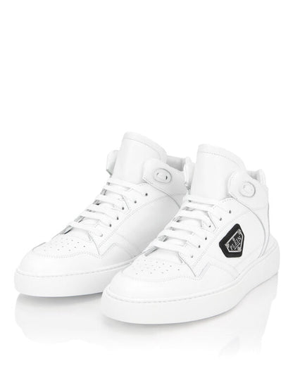 Nappa Leather Mid Top Sneakers DONNA