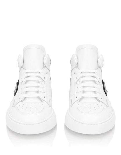 Nappa Leather Mid Top Sneakers DONNA