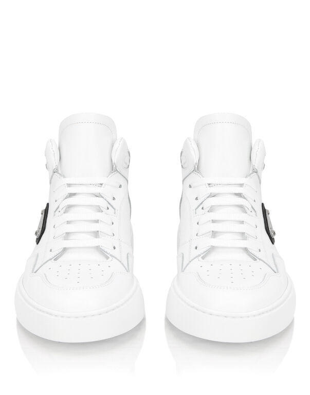 Nappa Leather Mid Top Sneakers DONNA