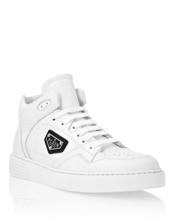Nappa Leather Mid Top Sneakers DONNA