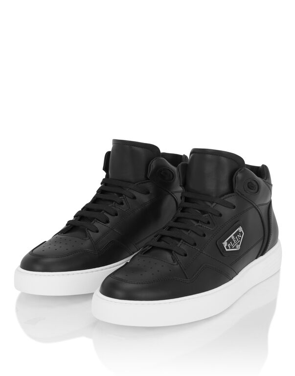 Nappa Leather Mid Top Sneakers DONNA