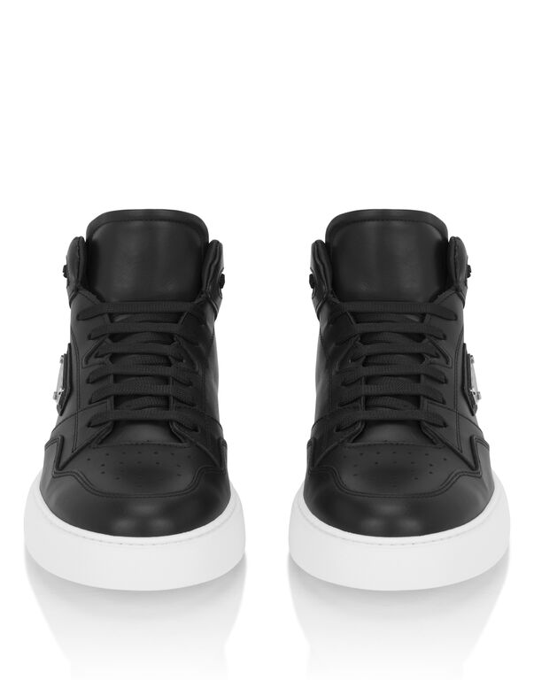 Nappa Leather Mid Top Sneakers DONNA