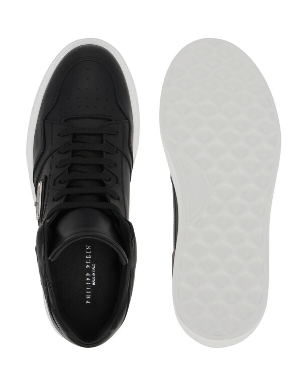 Nappa Leather Mid Top Sneakers DONNA