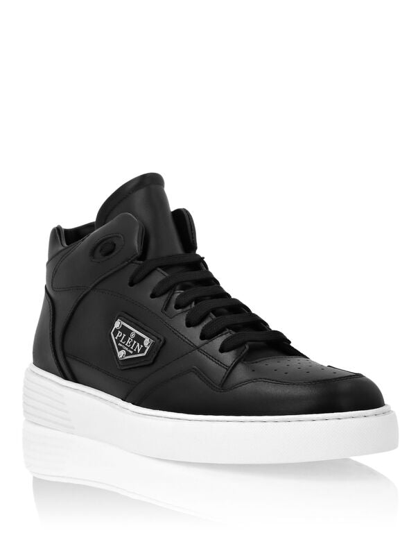 Nappa Leather Mid Top Sneakers DONNA